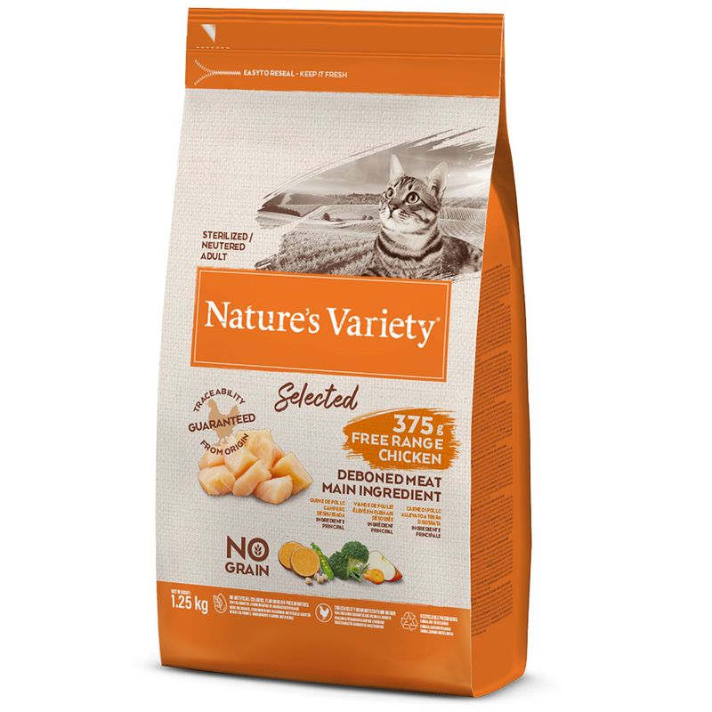 Nature's Variety No Grain Cat Sterilized Chicken 3kg